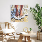Paragon Standing in the Waves Brown 29 X 29 X 3 Wall Art