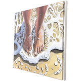 Paragon Standing in the Waves Brown 29 X 29 X 3 Wall Art