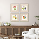 Paragon Fleur Melange I S/4 Green 18 X 18 X 1 Wall Art