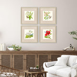 Paragon Fleur Melange II S/4 Green 18 X 18 X 1 Wall Art