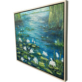 Paragon Lily Dance Blue 30 X 36 X 2 Wall Art