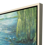 Paragon Lily Dance Blue 30 X 36 X 2 Wall Art