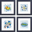Paragon Italia S/4 Blue 12 X 12 X 1 Wall Art