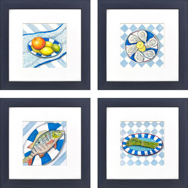 Paragon Italia S/4 Blue 12 X 12 X 1 Wall Art
