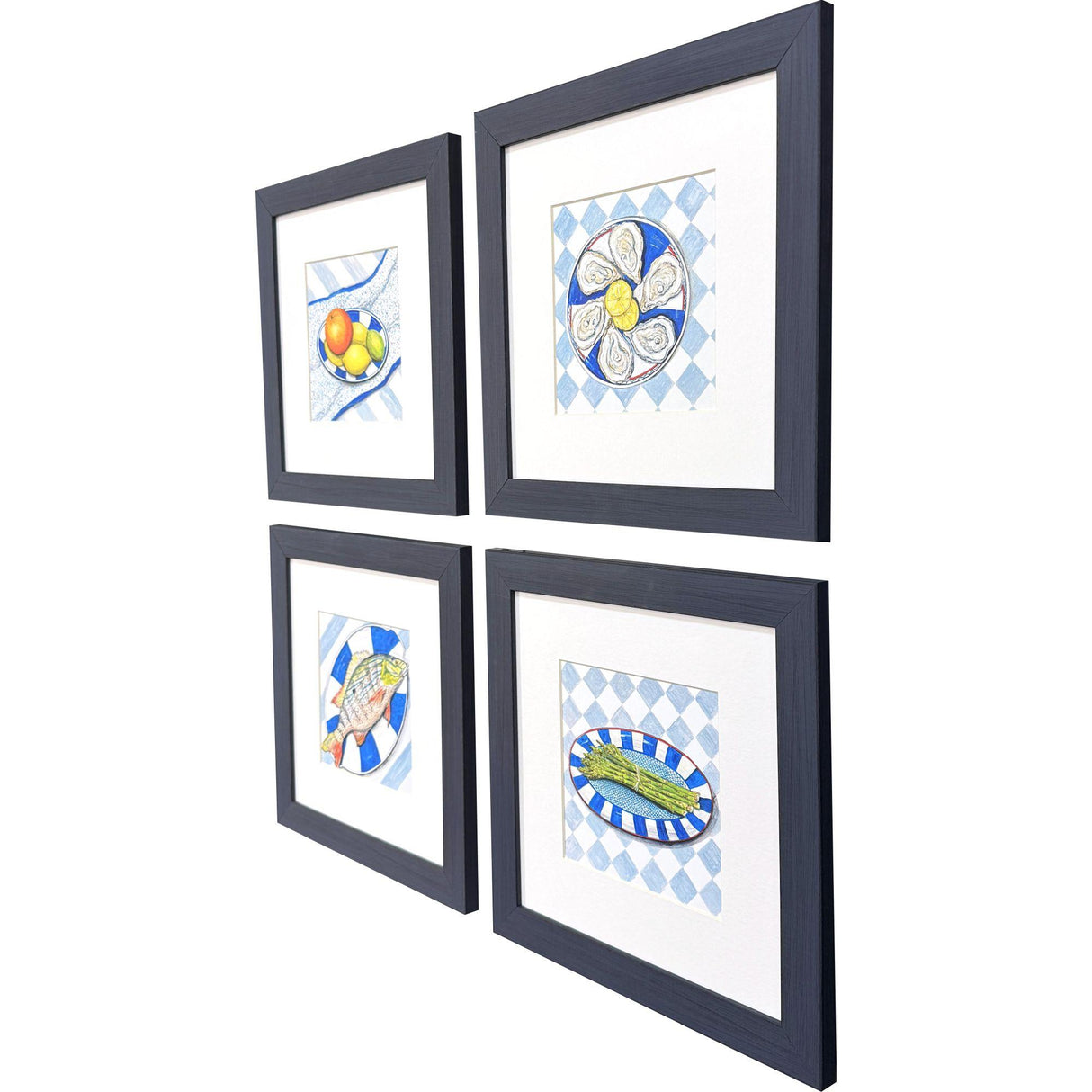 Paragon Italia S/4 Blue 12 X 12 X 1 Wall Art