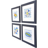 Paragon Italia S/4 Blue 12 X 12 X 1 Wall Art