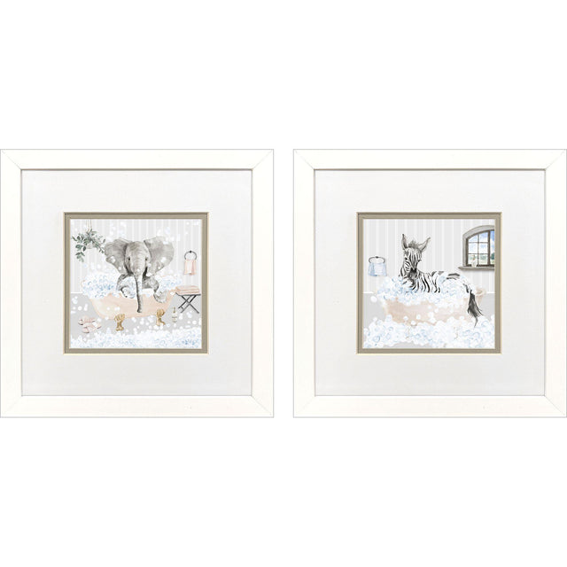 Paragon Splish Splash S/2 Gray 11 X 11 X 2 Wall Art