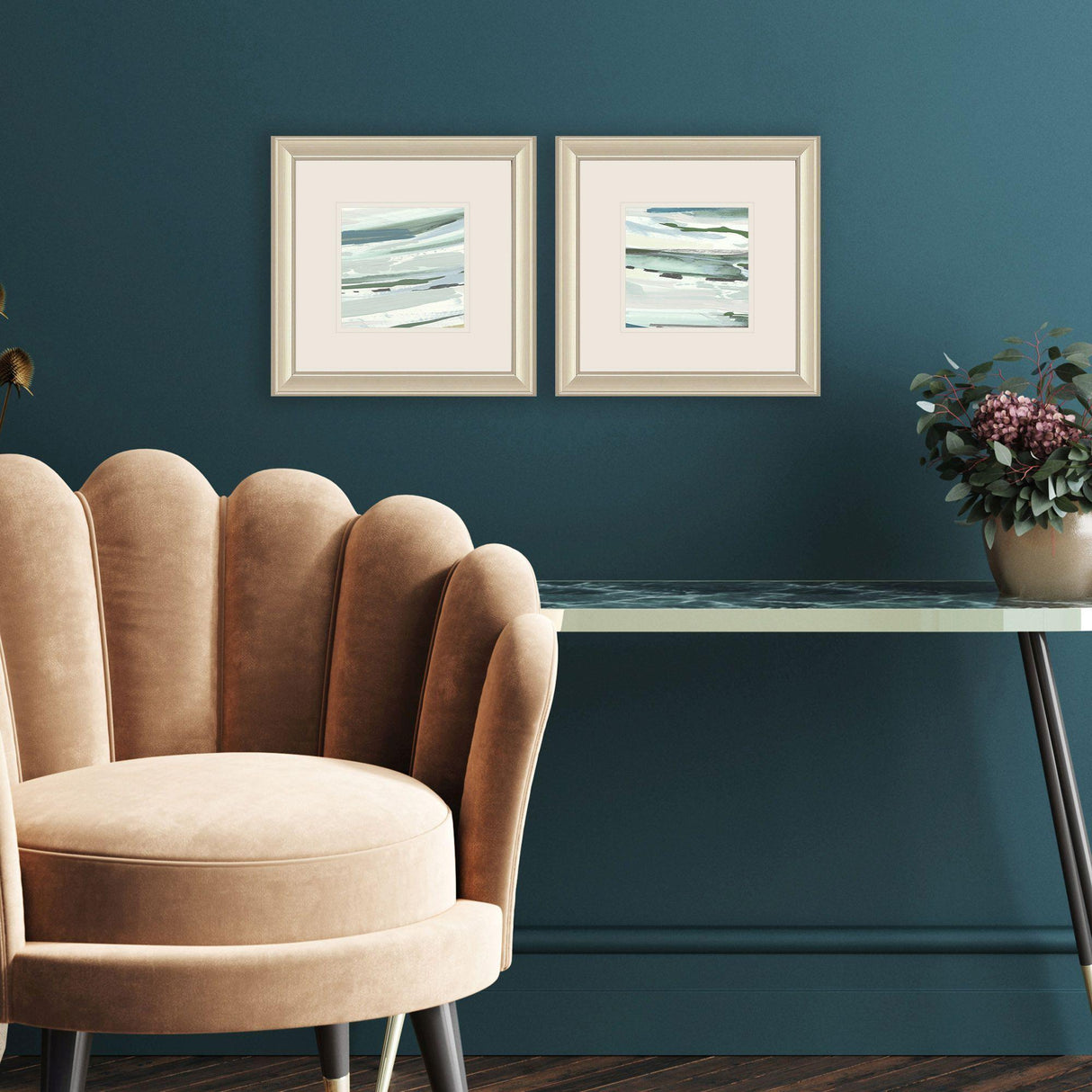 Paragon Upstate S/2 Green 12 X 12 X 1 Wall Art