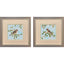 Paragon Peach Love S/2 Brown 11 X 11 X 1 Wall Art