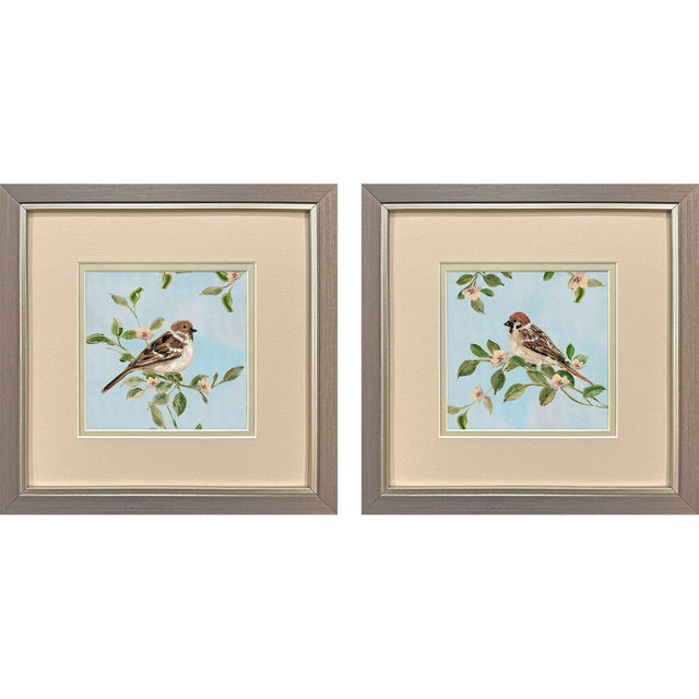 Paragon Peach Love S/2 Brown 11 X 11 X 1 Wall Art
