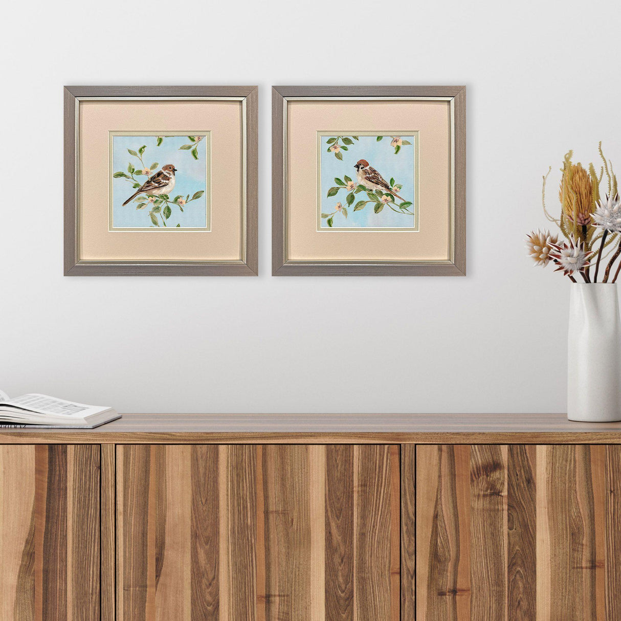Paragon Peach Love S/2 Brown 11 X 11 X 1 Wall Art