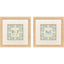Paragon Ornate Butterfly I S/2 Green 12 X 12 X 1 Wall Art