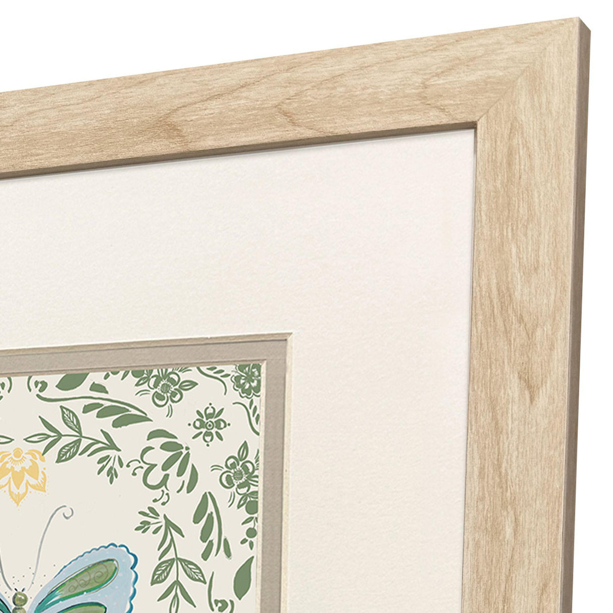 Paragon Ornate Butterfly II S/2 Green 12 X 12 X 1 Wall Art