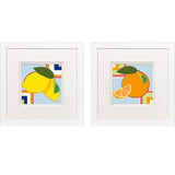 Paragon Geometric Fruit S/2 Multi 11 X 11 X 2 Wall Art