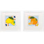 Paragon Geometric Fruit S/2 Multi 11 X 11 X 2 Wall Art