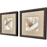 Paragon Floral Center S/2 Beige 11 X 11 X 1 Wall Art
