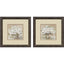 Paragon Tender Blooms S/2 Beige 11 X 11 X 1 Wall Art