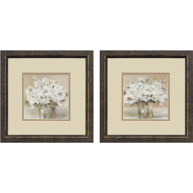 Paragon Tender Blooms S/2 Beige 11 X 11 X 1 Wall Art