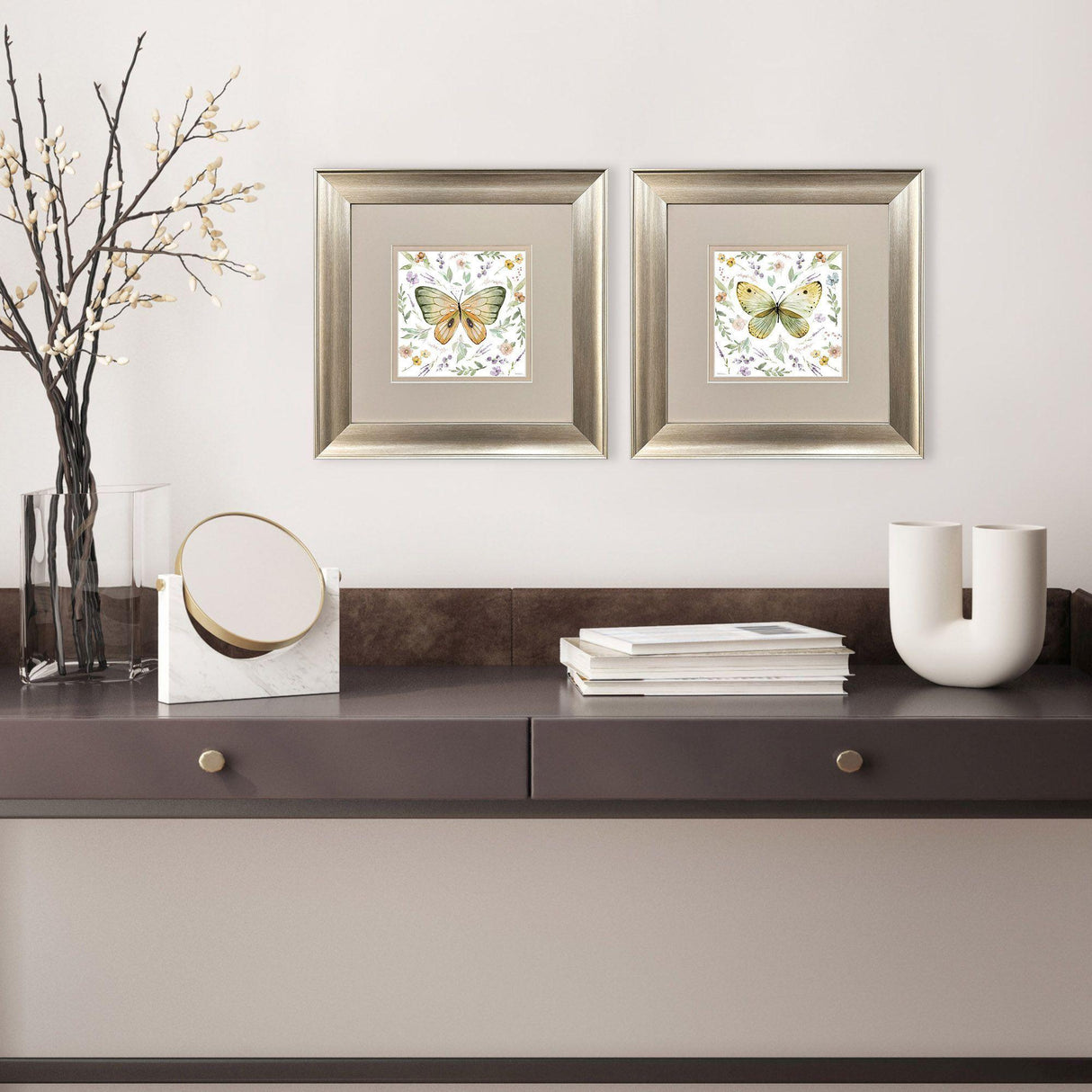 Paragon Organic Nature S/2 Green 13 X 13 X 1 Wall Art
