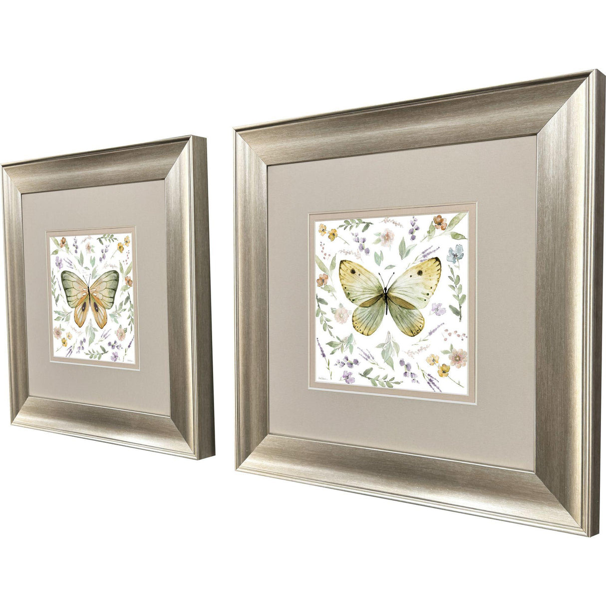 Paragon Organic Nature S/2 Green 13 X 13 X 1 Wall Art