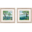 Paragon Quiet Valley S/2 Blue 19 X 19 X 1 Wall Art