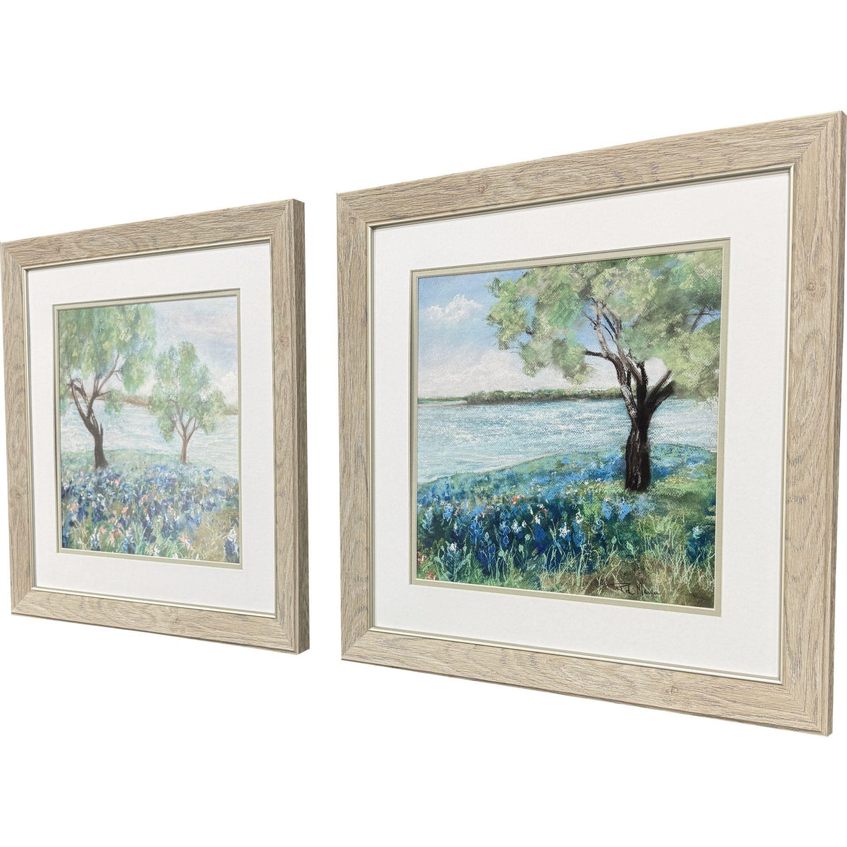 Paragon Quiet Valley S/2 Blue 19 X 19 X 1 Wall Art