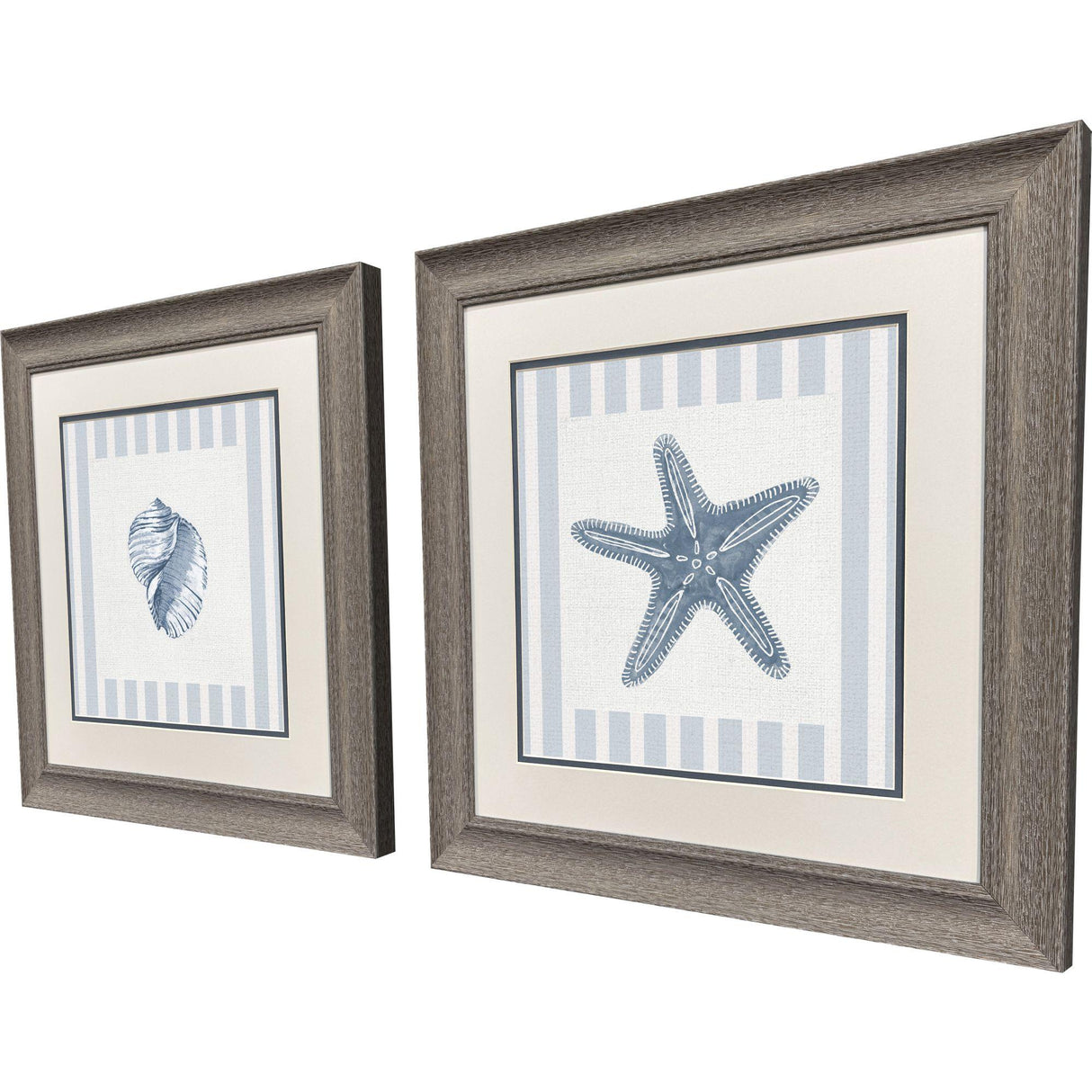 Paragon Ocean Finds II S/2 Blue 19 X 19 X 1 Wall Art