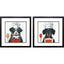 Paragon Chef Pups S/2 Red 17 X 17 X 2 Wall Art