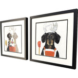 Paragon Chef Pups S/2 Red 17 X 17 X 2 Wall Art
