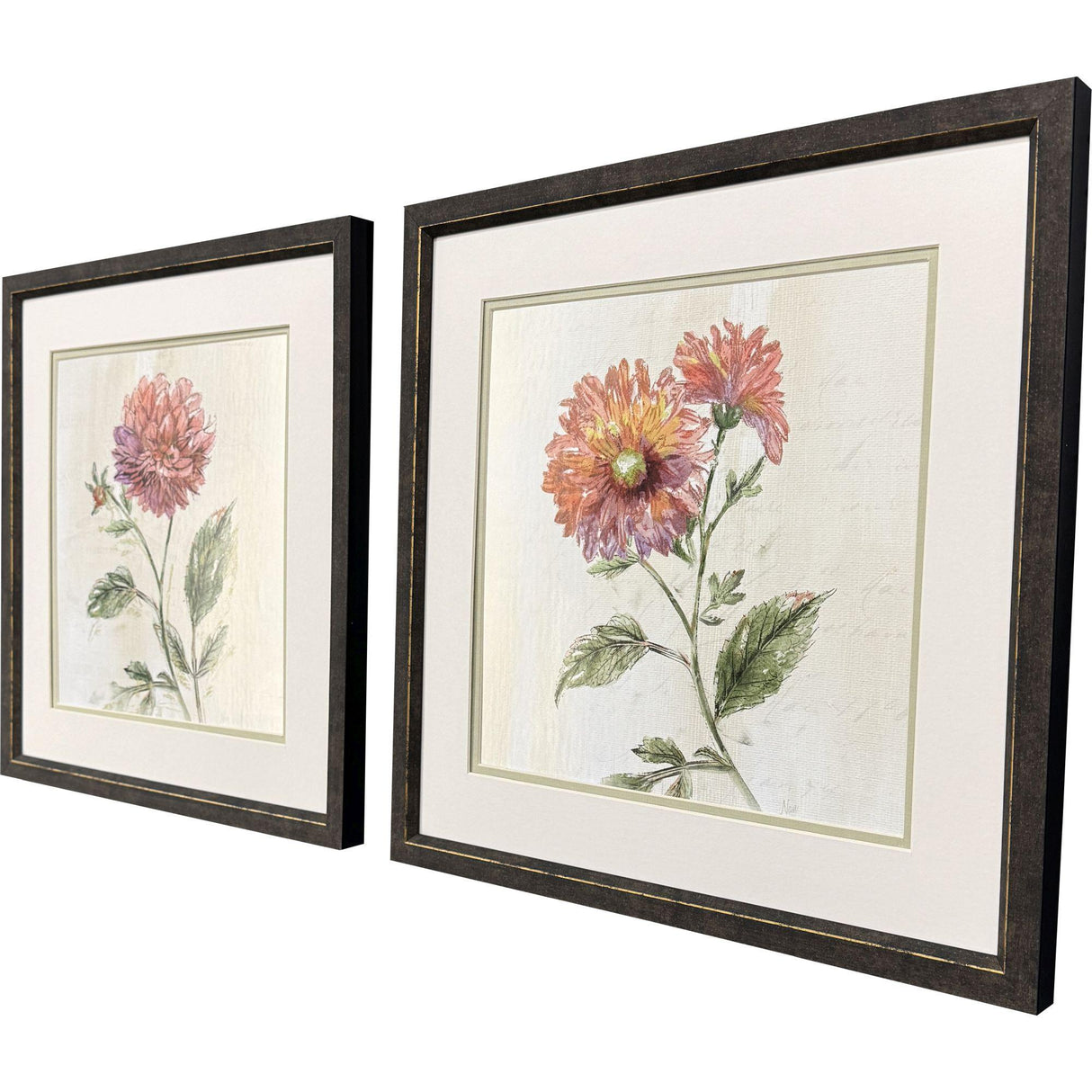 Paragon Meubles Flower S/2 Pink 17 X 17 X 1 Wall Art
