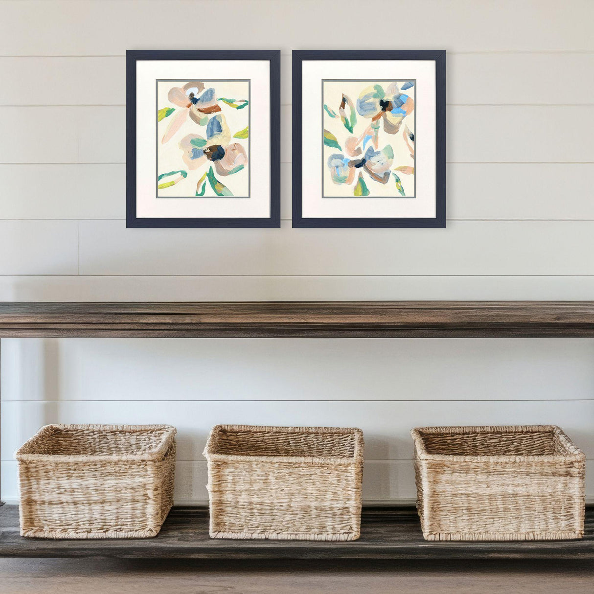 Paragon Childhood Petals S/2 Blue 21 X 18 X 1 Wall Art