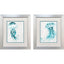 Paragon Jellys S/2 Turquoise 23 X 20 X 1 Wall Art
