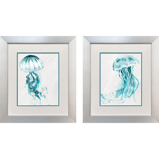 Paragon Jellys S/2 Turquoise 23 X 20 X 1 Wall Art