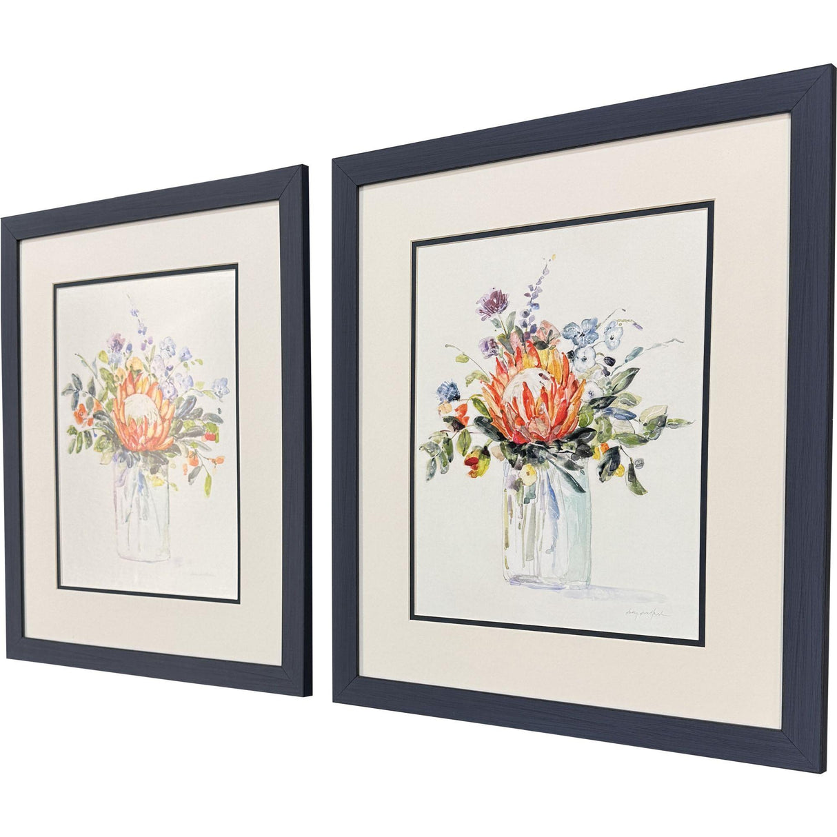 Paragon Pretty Protea S/2 Red 21 X 18 X 1 Wall Art