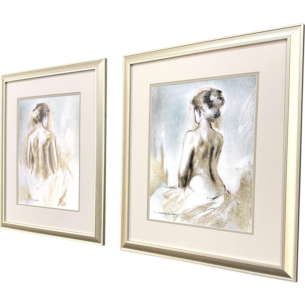 Paragon Golden Figures S/2 Blue 21 X 18 X 1 Wall Art