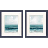 Paragon Teal Seas S/2 Blue 21 X 18 X 1 Wall Art