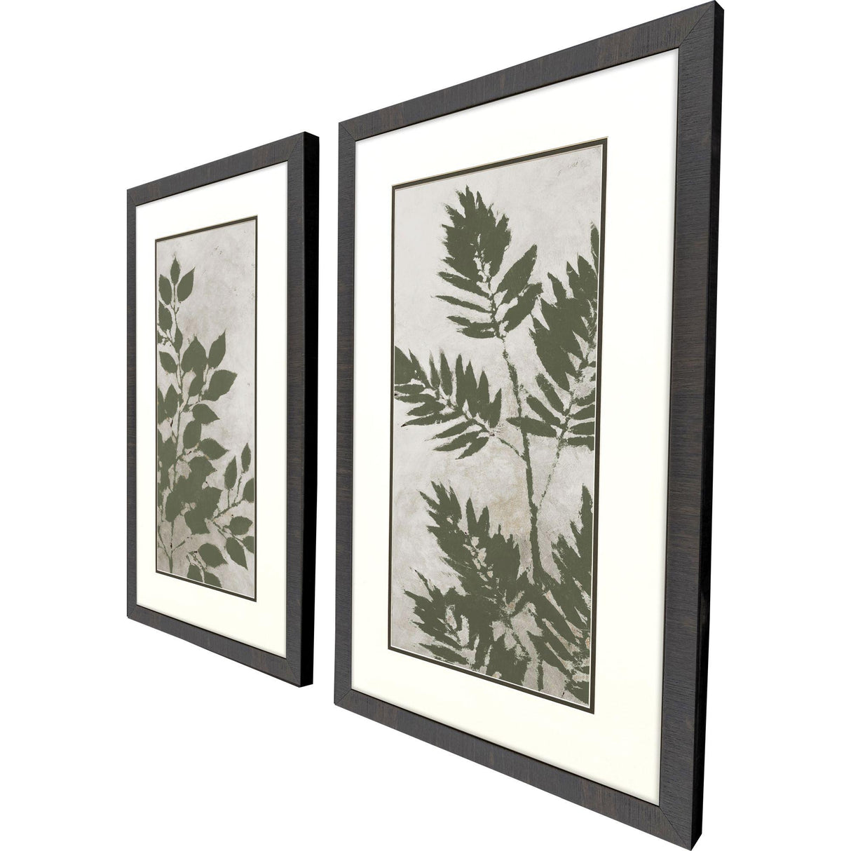 Paragon Green Leaves S/2 Green 32 X 20 X 2 Wall Art