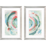 Paragon Pink Halo S/2 Pink 32 X 20 X 2 Wall Art