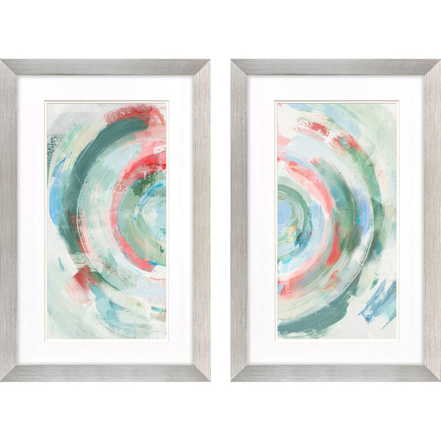 Paragon Pink Halo S/2 Pink 32 X 20 X 2 Wall Art