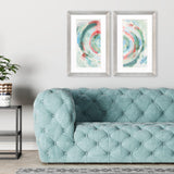 Paragon Pink Halo S/2 Pink 32 X 20 X 2 Wall Art