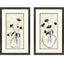 Paragon Coneflower S/2 Black 32 X 20 X 1 Wall Art