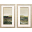 Paragon Lush Landscape S/2 Green 34 X 22 X 1 Wall Art