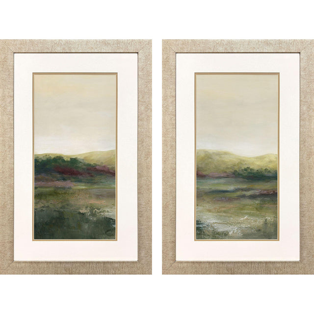 Paragon Lush Landscape S/2 Green 34 X 22 X 1 Wall Art