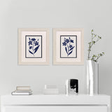 Paragon Indigo Botanic S/2 Blue 11 X 09 X 1 Wall Art