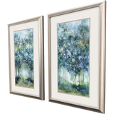 Paragon Treetop Mist S/2 Blue 32 X 20 X 2 Wall Art