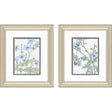 Paragon Summer Botanicals S/2 Blue 12 X 10 X 1 Wall Art
