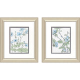 Paragon Summer Botanicals S/2 Blue 12 X 10 X 1 Wall Art
