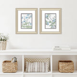 Paragon Summer Botanicals S/2 Blue 12 X 10 X 1 Wall Art