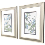 Paragon Summer Botanicals S/2 Blue 12 X 10 X 1 Wall Art
