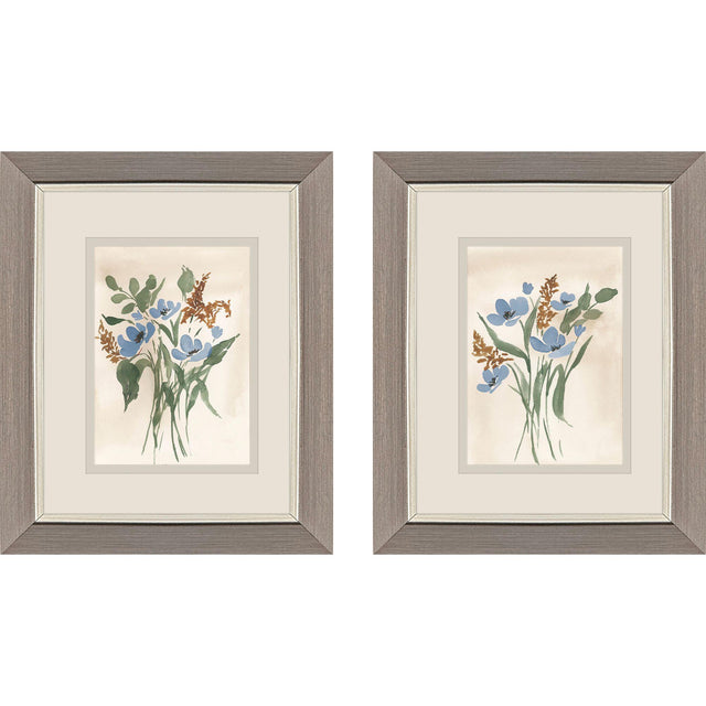 Paragon Blue Cosmos S/2 Blue 11 X 09 X 1 Wall Art